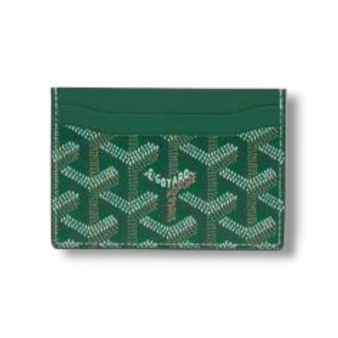 Goyard Card Holder green