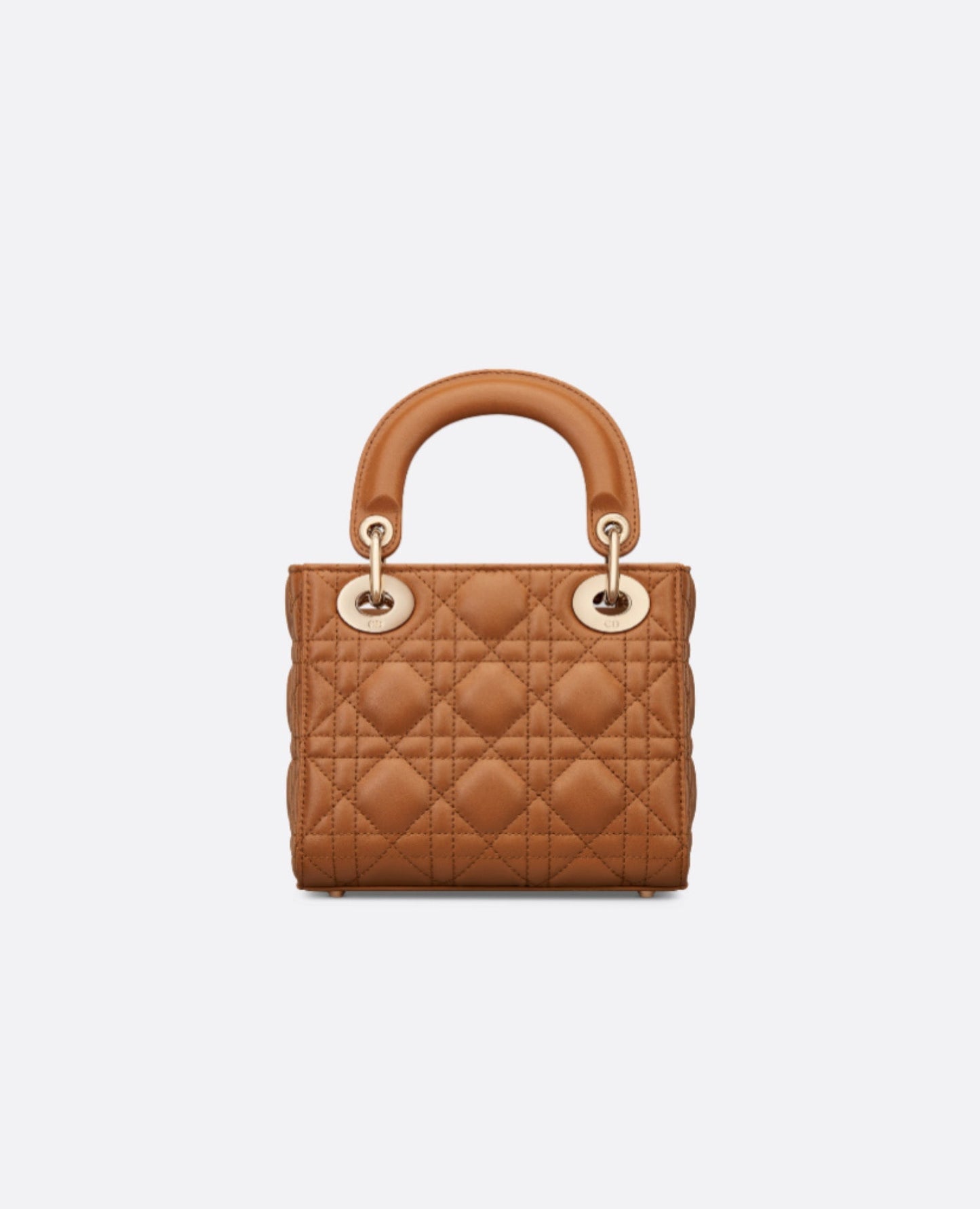 Christian Dior Mini Lady Dior Bag Golden Saddle