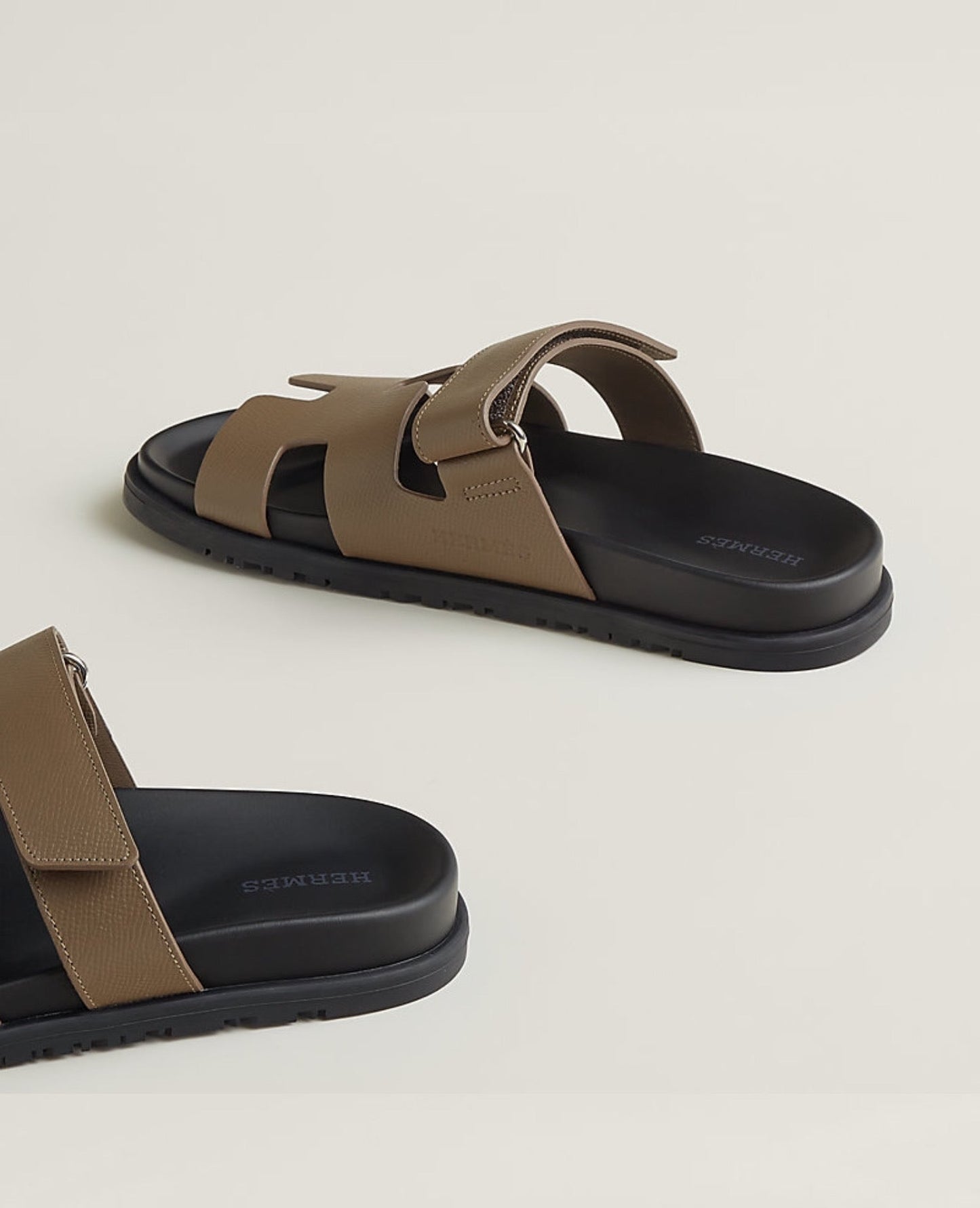 Hermès Chypre sandal Étoupe