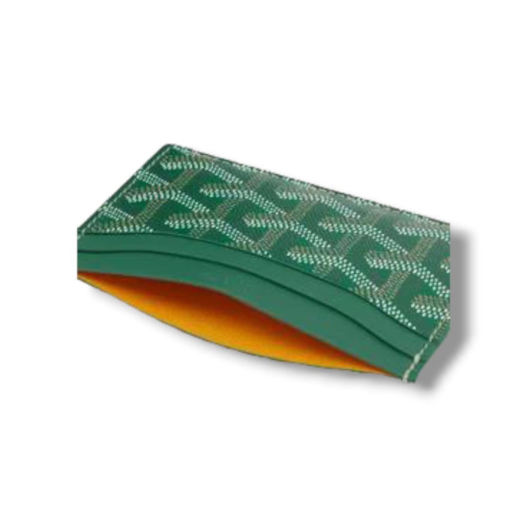 Goyard Card Holder green