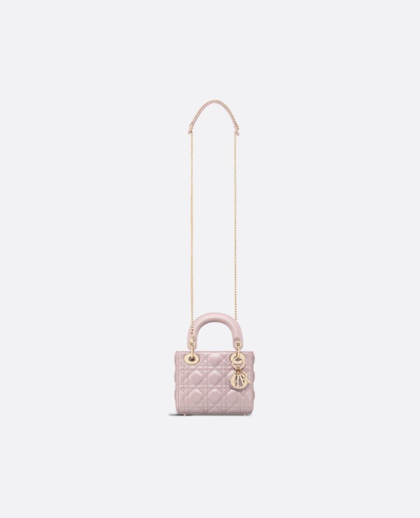 Christian Dior Mini Lady Dior Bag Lotus Pearlescent