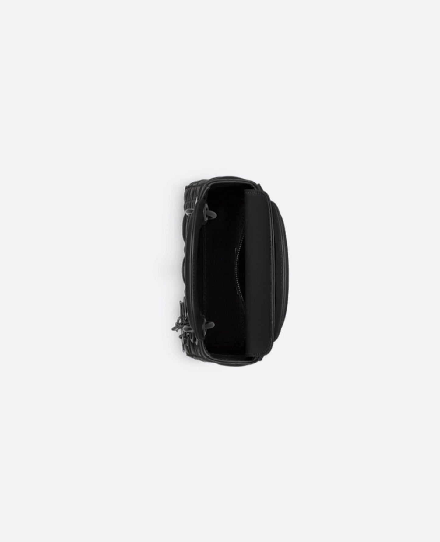 Christian Dior Mini Lady Dior Bag Black Ultramatte
