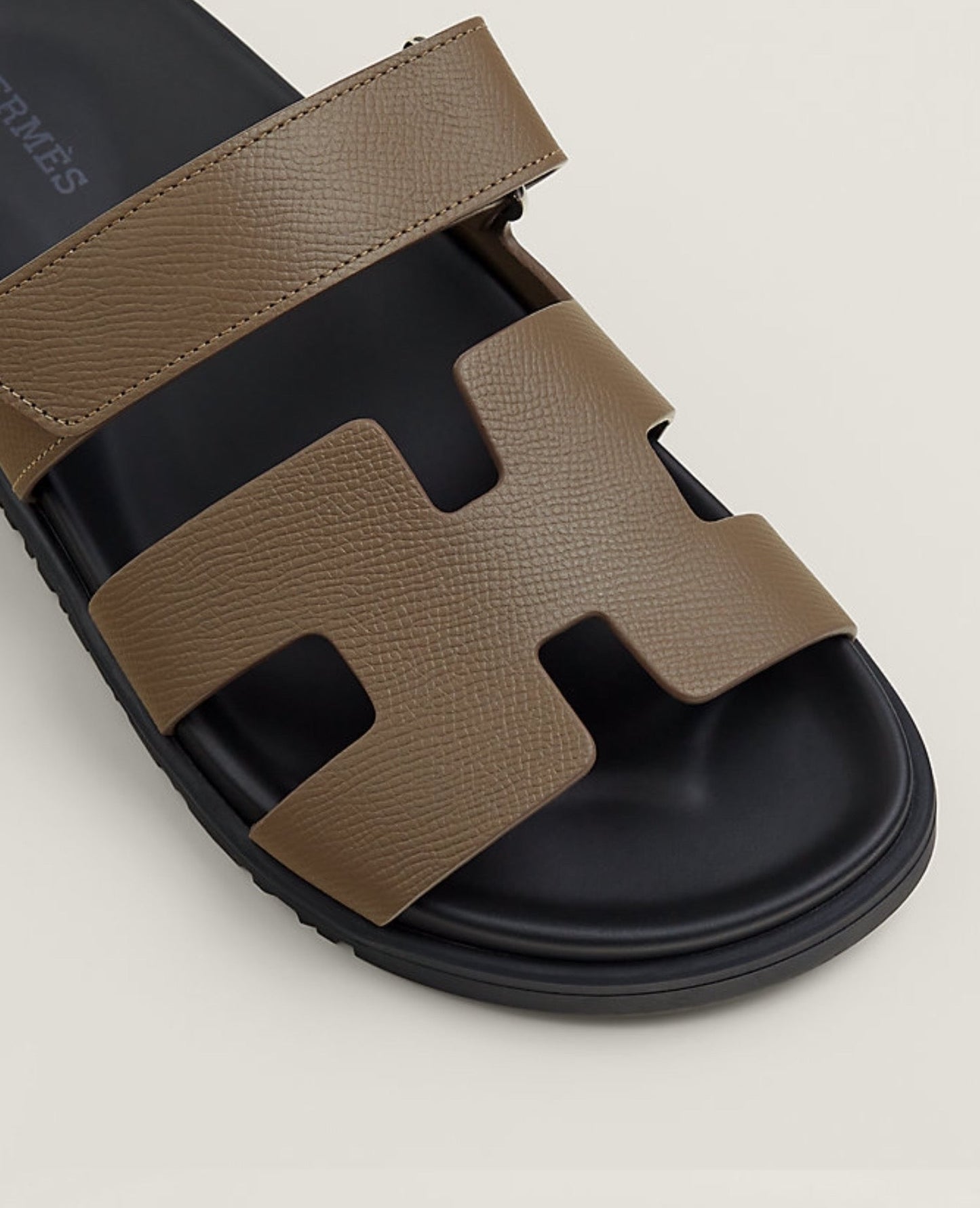 Hermès Chypre sandal Étoupe