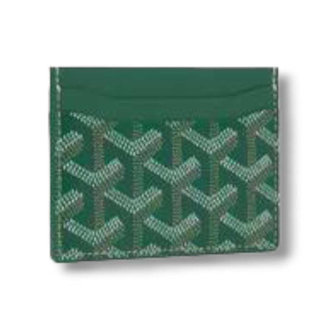 Goyard Card Holder green
