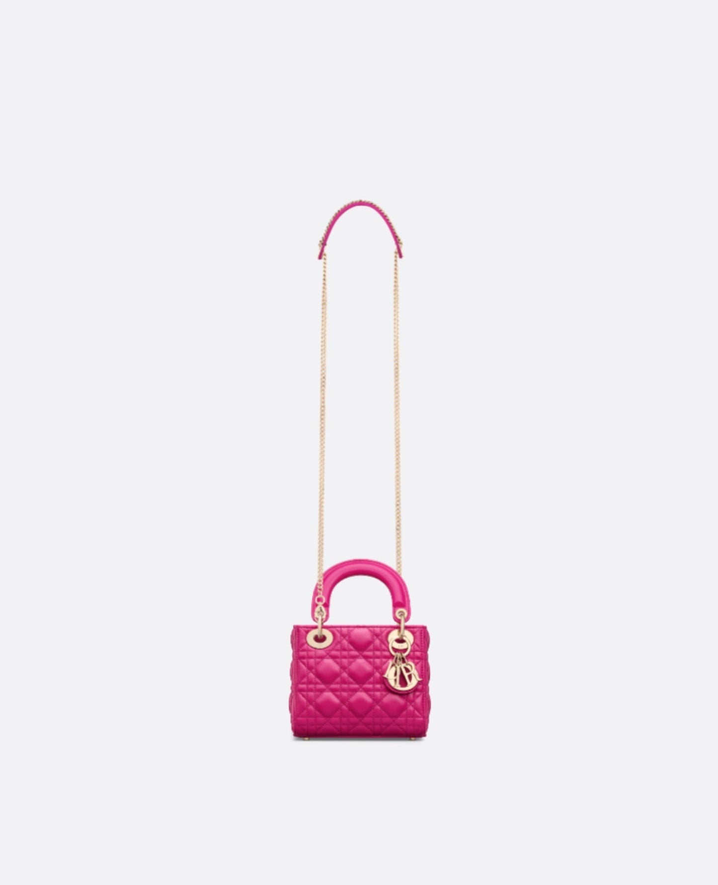 Christian Dior Mini Lady Dior Bag Fuchsia