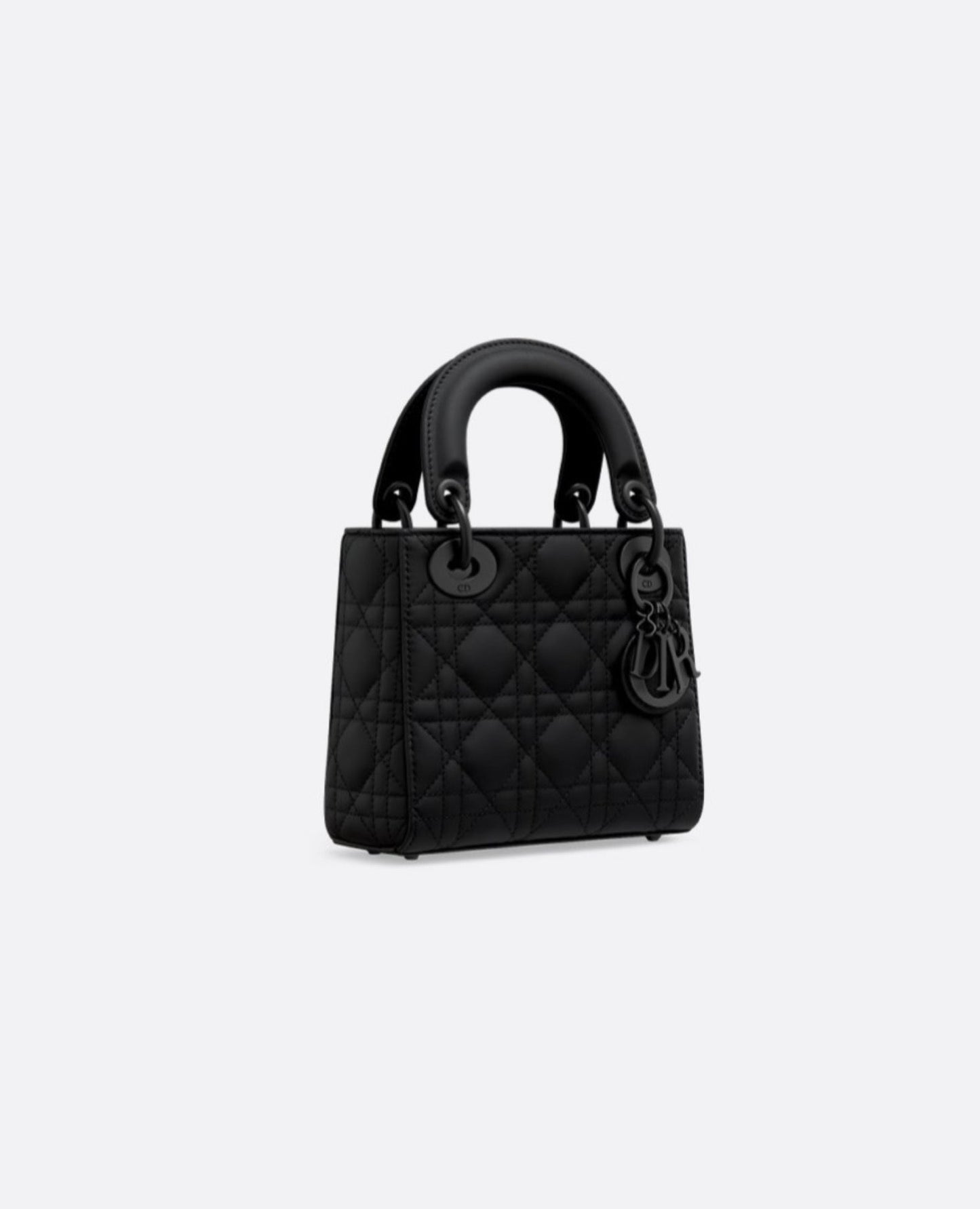 Christian Dior Mini Lady Dior Bag Black Ultramatte
