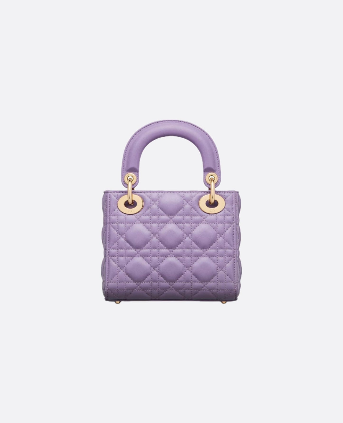 Christian Dior Mini Lady Dior Bag Cannage Lilac