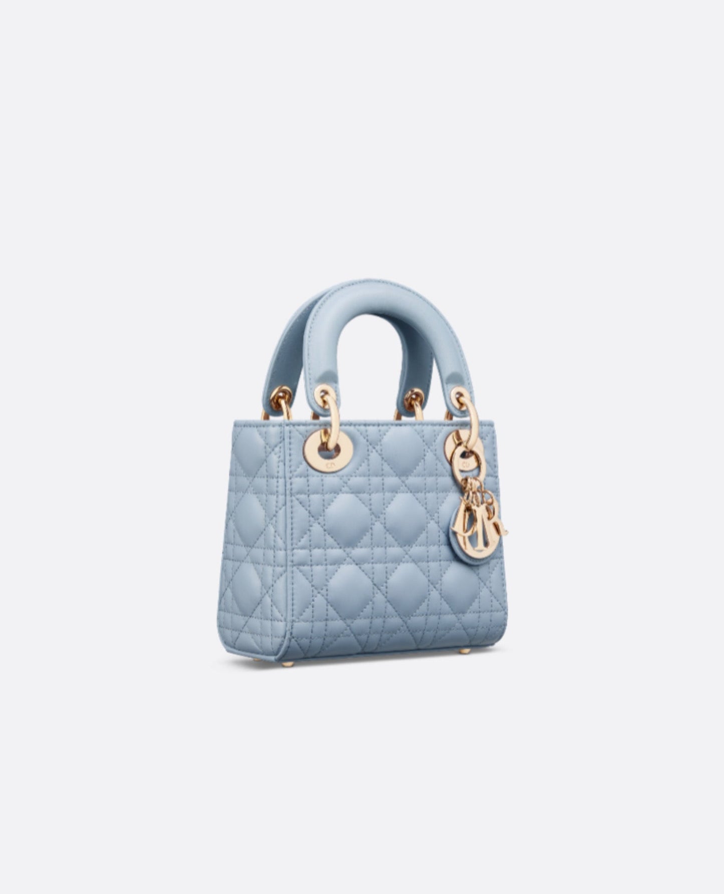 Christian Dior Mini Lady Dior Bag Pale Blue