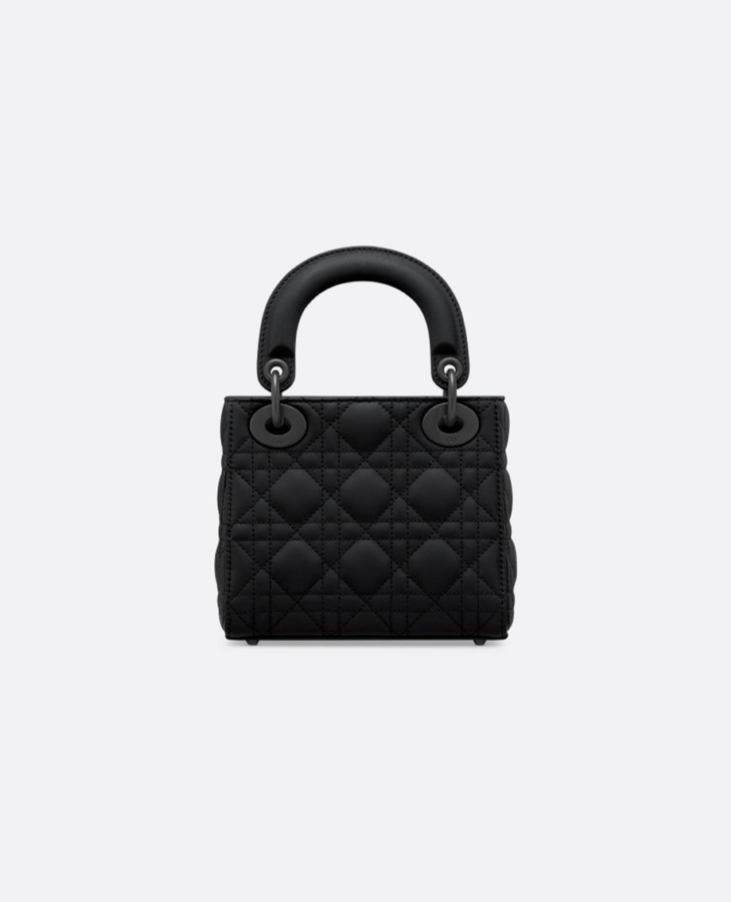 Christian Dior Mini Lady Dior Bag Black Ultramatte