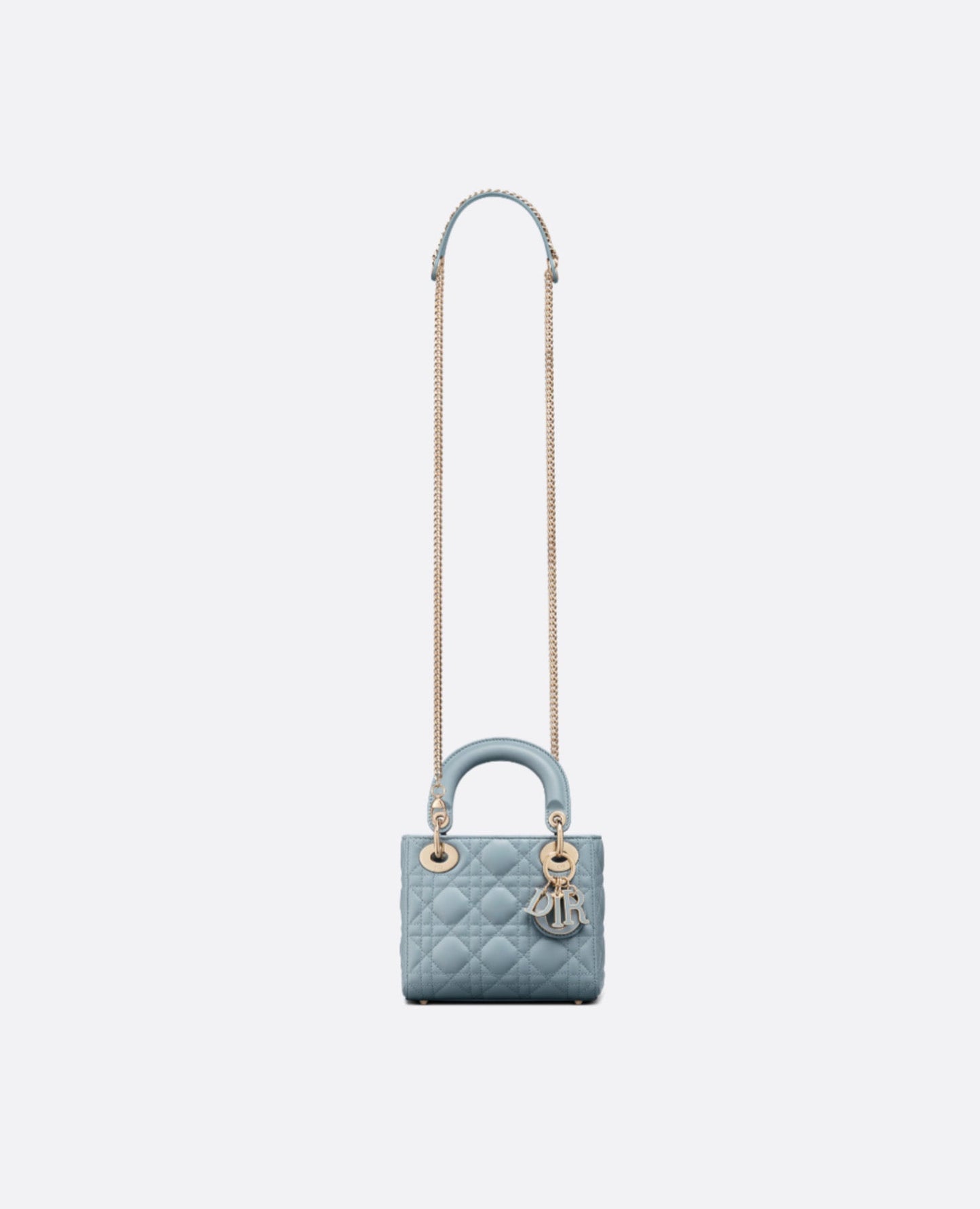 Christian Dior Mini Lady Dior Bag Cloud Blue