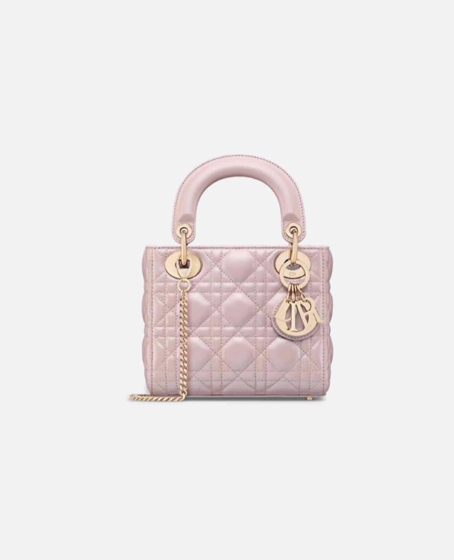 Christian Dior Mini Lady Dior Bag Lotus Pearlescent
