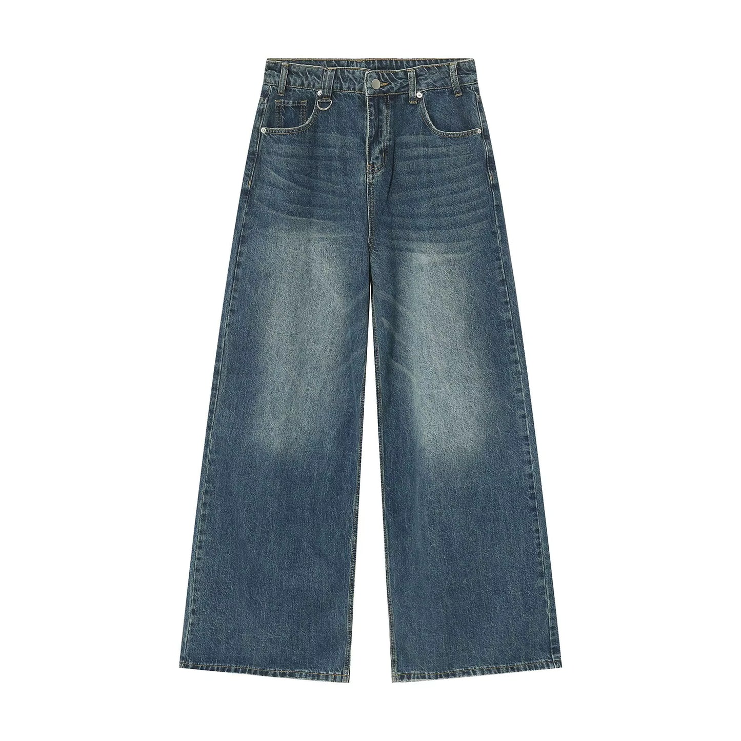 Viral Baggy Denim Jeans 'Blue Washed'