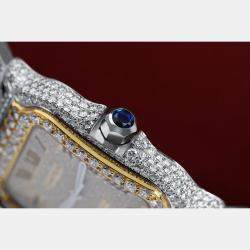 Cartier Two Tone Mossinate Watch
