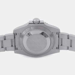 Rolex Green Stainless Steel Watch