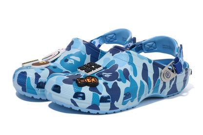 Crocs x bape collab