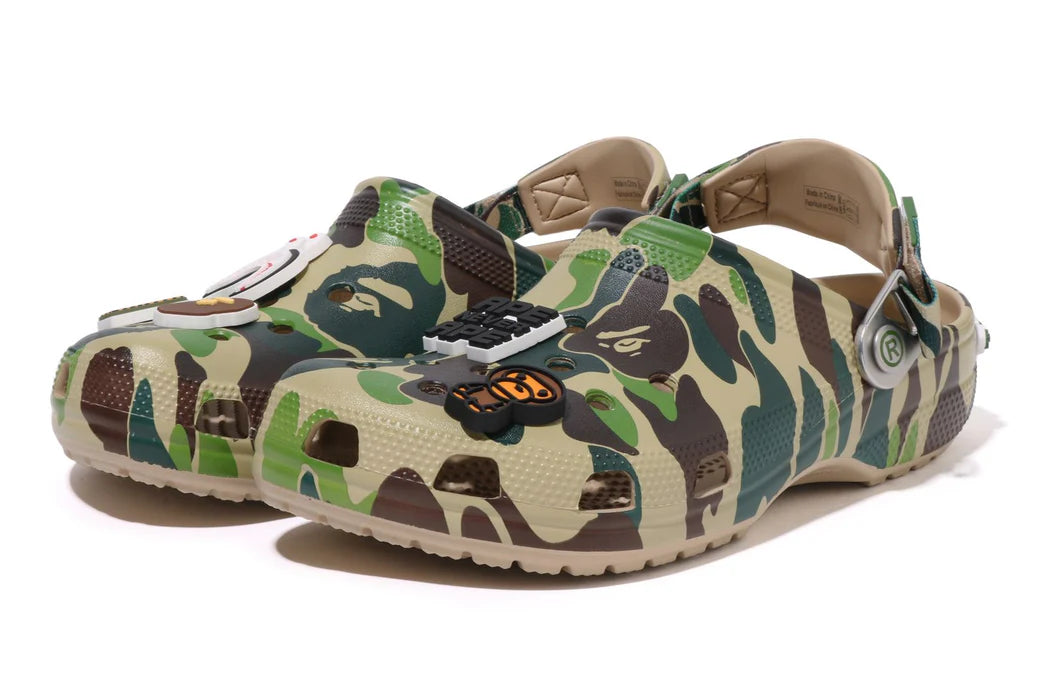 Crocs x bape collab