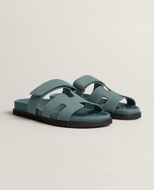Hermès Chypre sandal Bleu Tonnerre