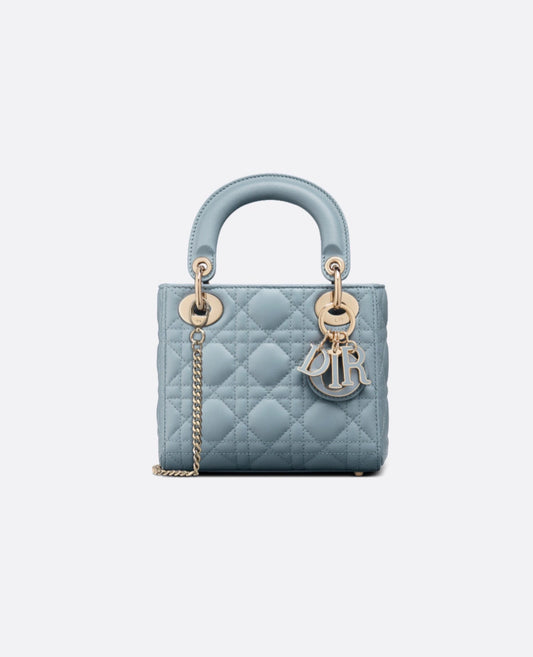 Christian Dior Mini Lady Dior Bag Cloud Blue
