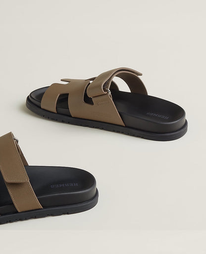 Hermès Chypre sandal Étoupe