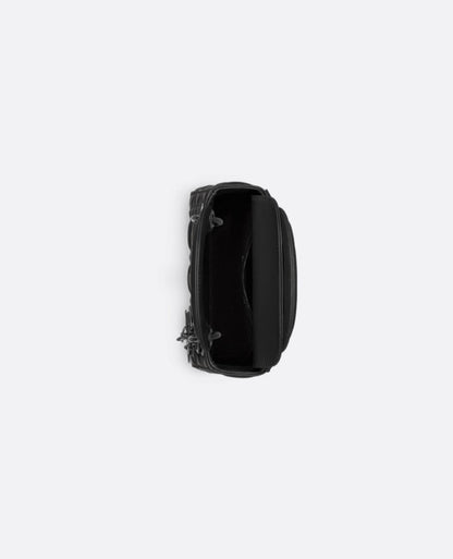 Christian Dior Mini Lady Dior Bag  Black Ultramatte