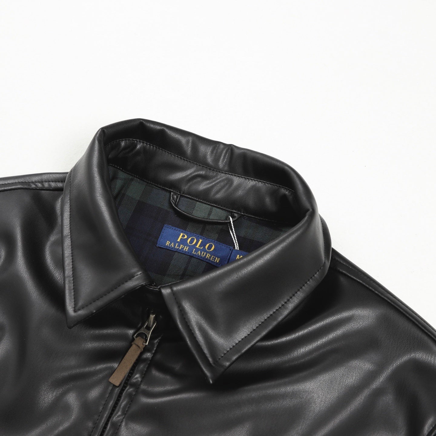 Ralph Lauren Leather Jacket 'Black'
