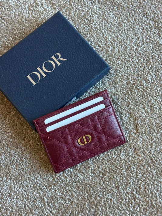 Dior Caro Freesia Red Wallet
