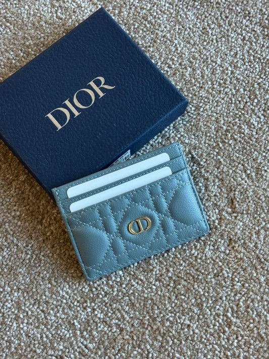 Dior Caro Freesia Cloud Blue Wallet