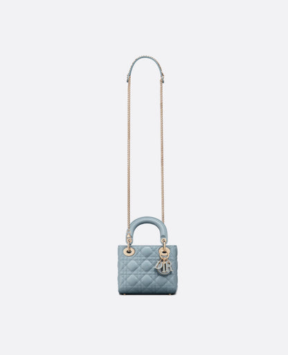 Christian Dior Mini Lady Dior Bag Cloud Blue