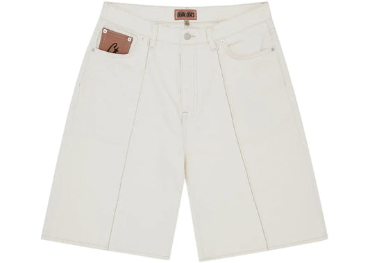 Corteiz C-Star Denim Jorts 'Cream'
