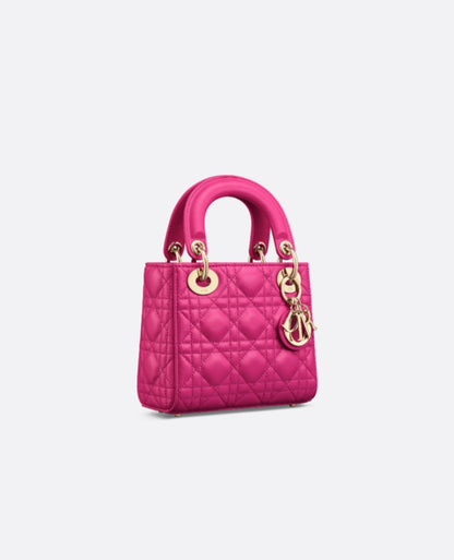 Christian Dior Mini Lady Dior Bag Fuchsia