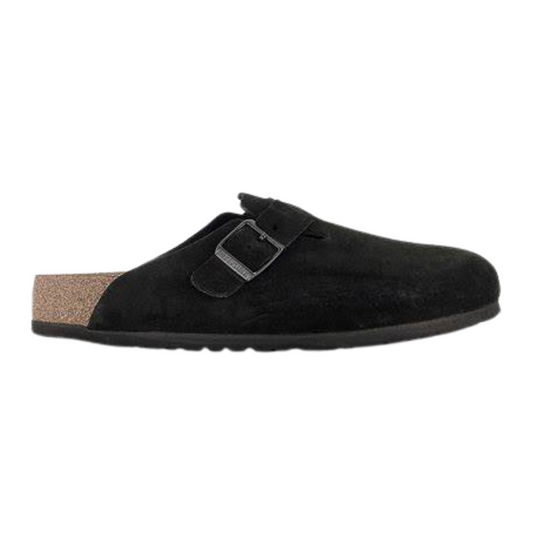 Birkenstock Boston Clog Suede "Black"