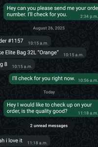 Customer review screenshot
