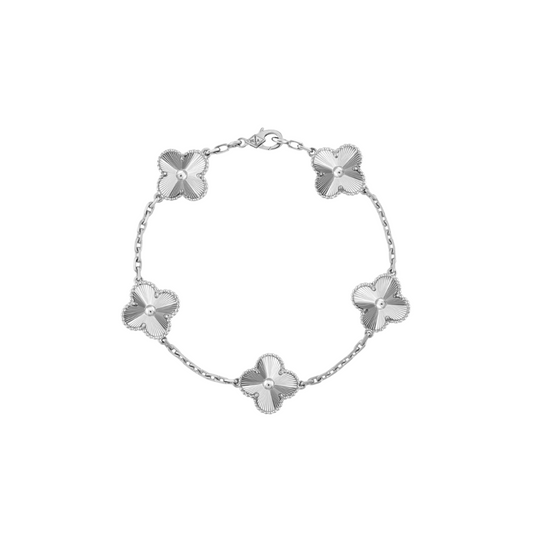 Van Cleef Clover Braclet 'Grey'