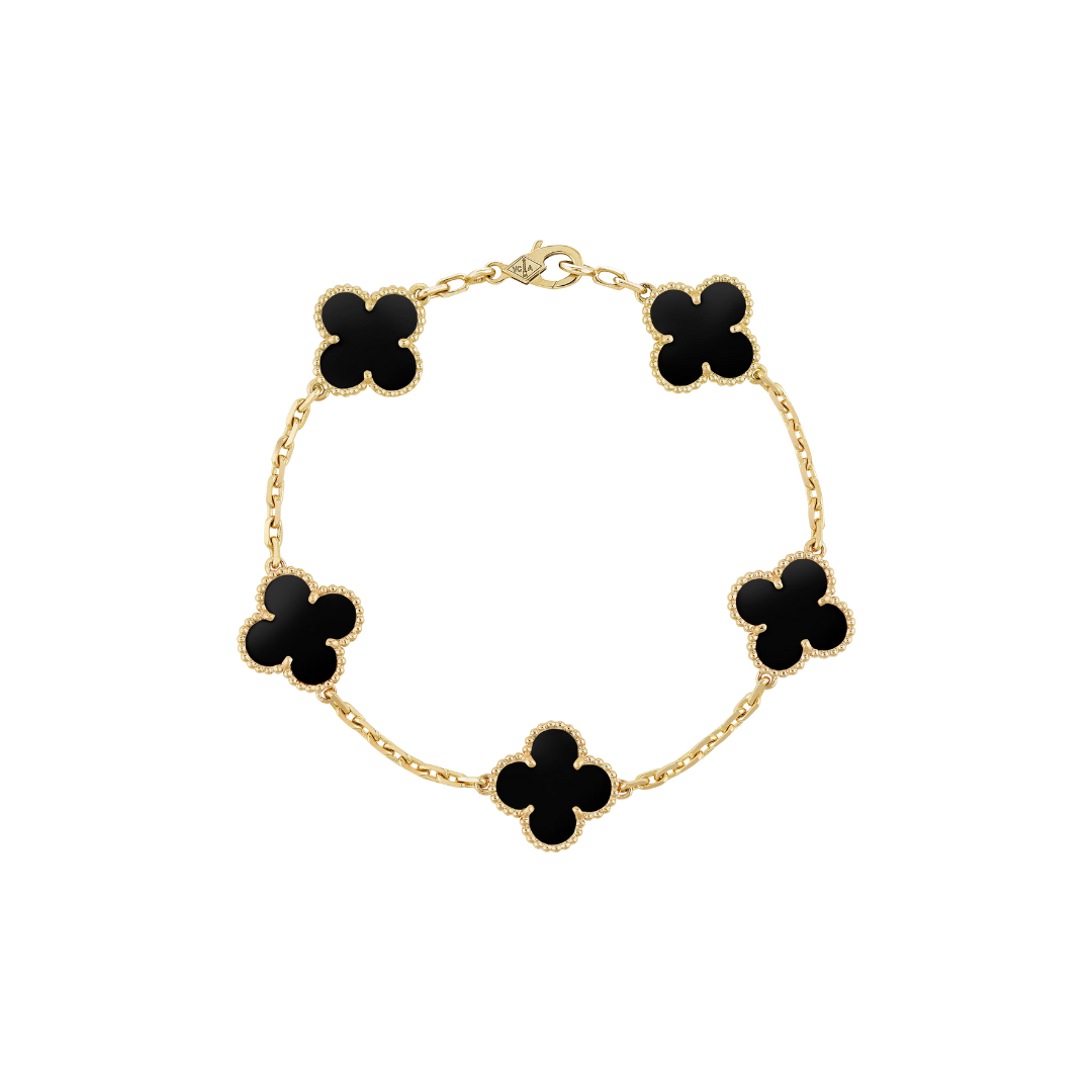 Van Cleef Clover Braclet 'Black'