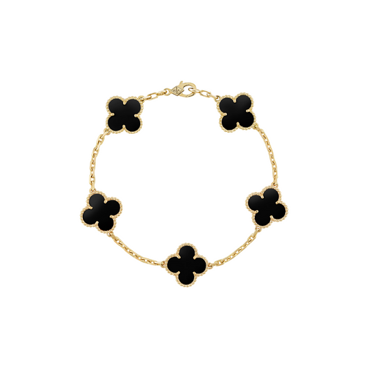 Van Cleef Clover Braclet 'Black'