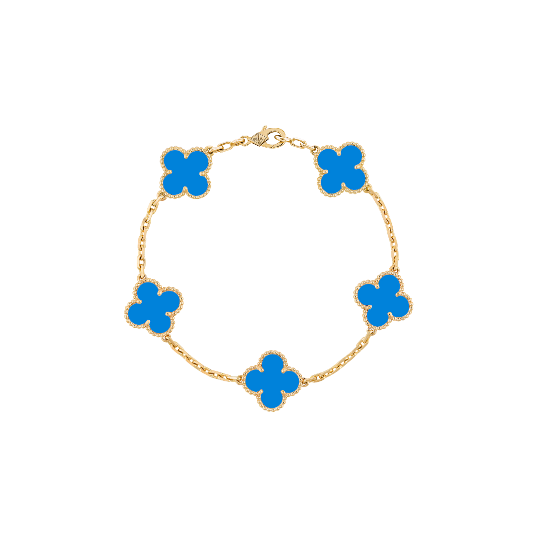 Van Cleef Clover Braclet 'Blue
