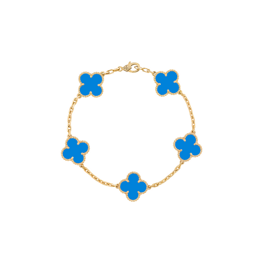 Van Cleef Clover Braclet 'Blue