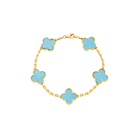 Van Cleef Clover Braclet 'Teal'