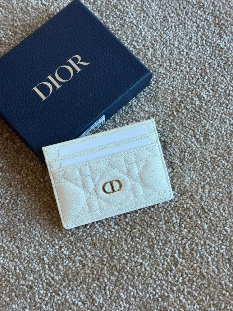 Dior Caro Freesia White Wallet