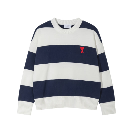 AMI Paris Striped Sweater