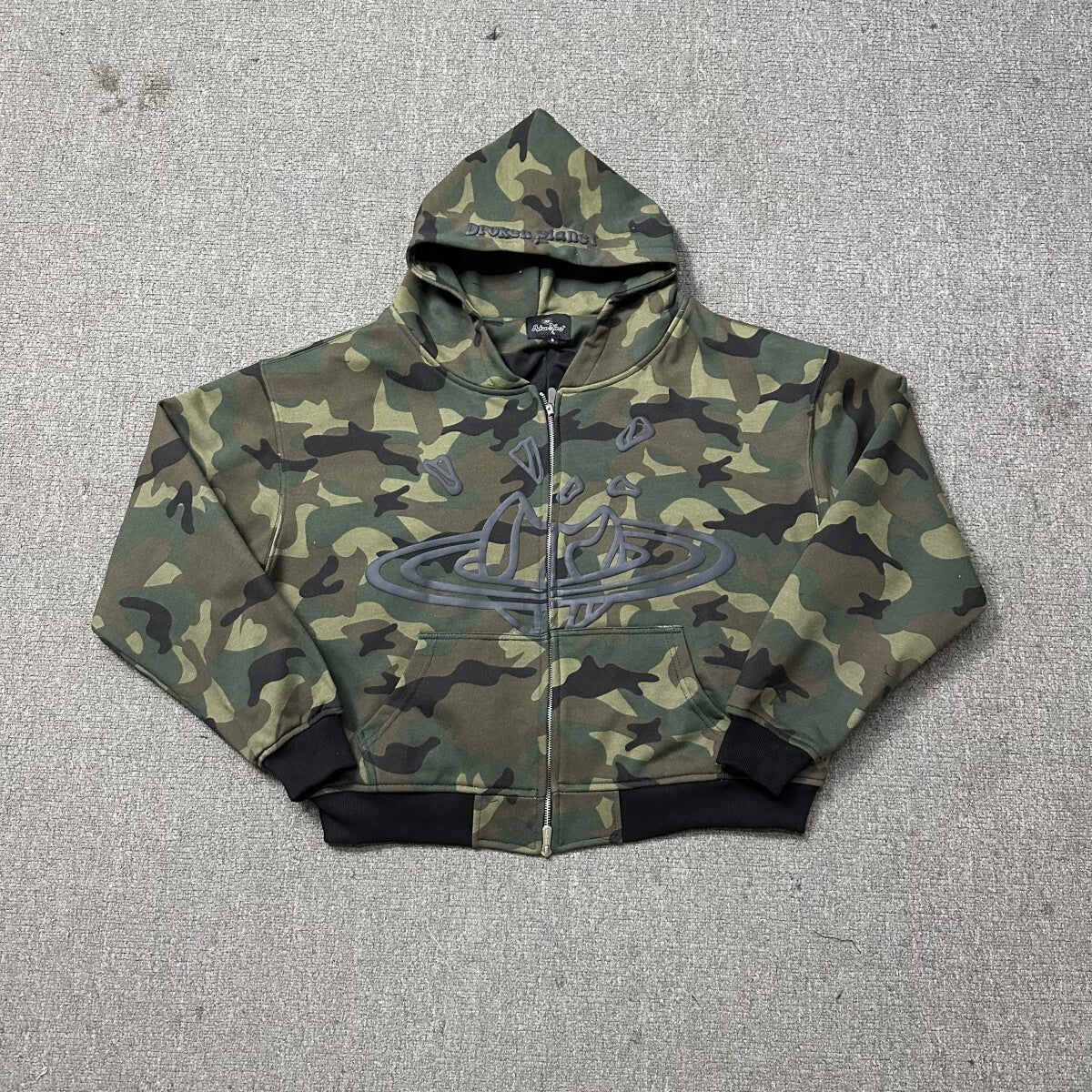 Camo Orb Zip-Up Hoodie