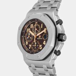 Audemars Piguet Brown Stainless Steel Royal Oak Offshore Watch