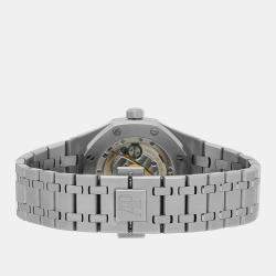 AP Black Diamond Stainless Steel Royal Oak