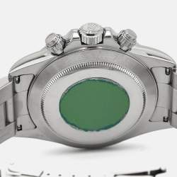 Rolex White Stainless Steel Cosmograph Daytona Watch