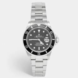 Rolex Black Stainless Steel Submariner Watch