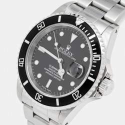 Rolex Black Stainless Steel Submariner Watch