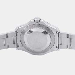 Rolex Grey Stainless Steel Yacht-Master Watch