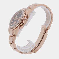 Rolex Black 18k Rose Gold Cosmograph Daytona Watch